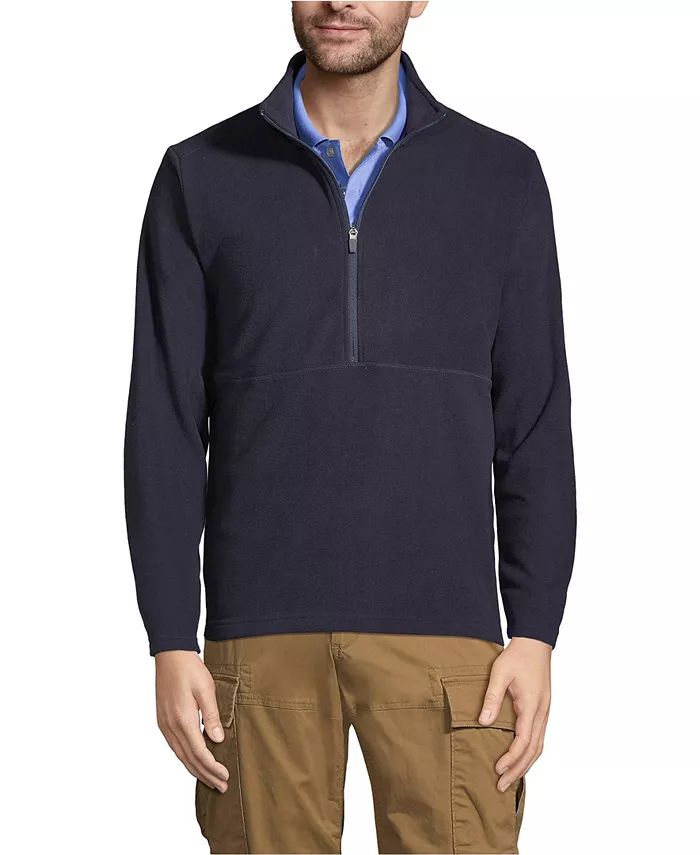 Мужская флисовая толстовка с молнией на четверть Thermacheck 100 Lands' End, синий
Мужская флисовая толстовка с молнией на четверть Thermacheck 100 Lands' End, синий