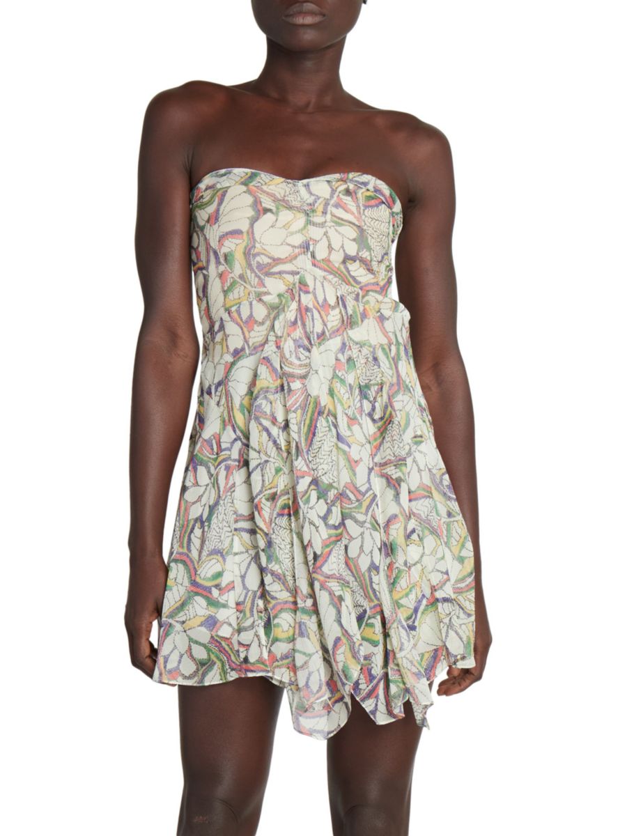 Шелковое мини-платье без бретелек Louane Isabel Marant, цвет Blue Green
Шелковое мини-платье без бретелек Louane Isabel Marant, цвет Blue Green