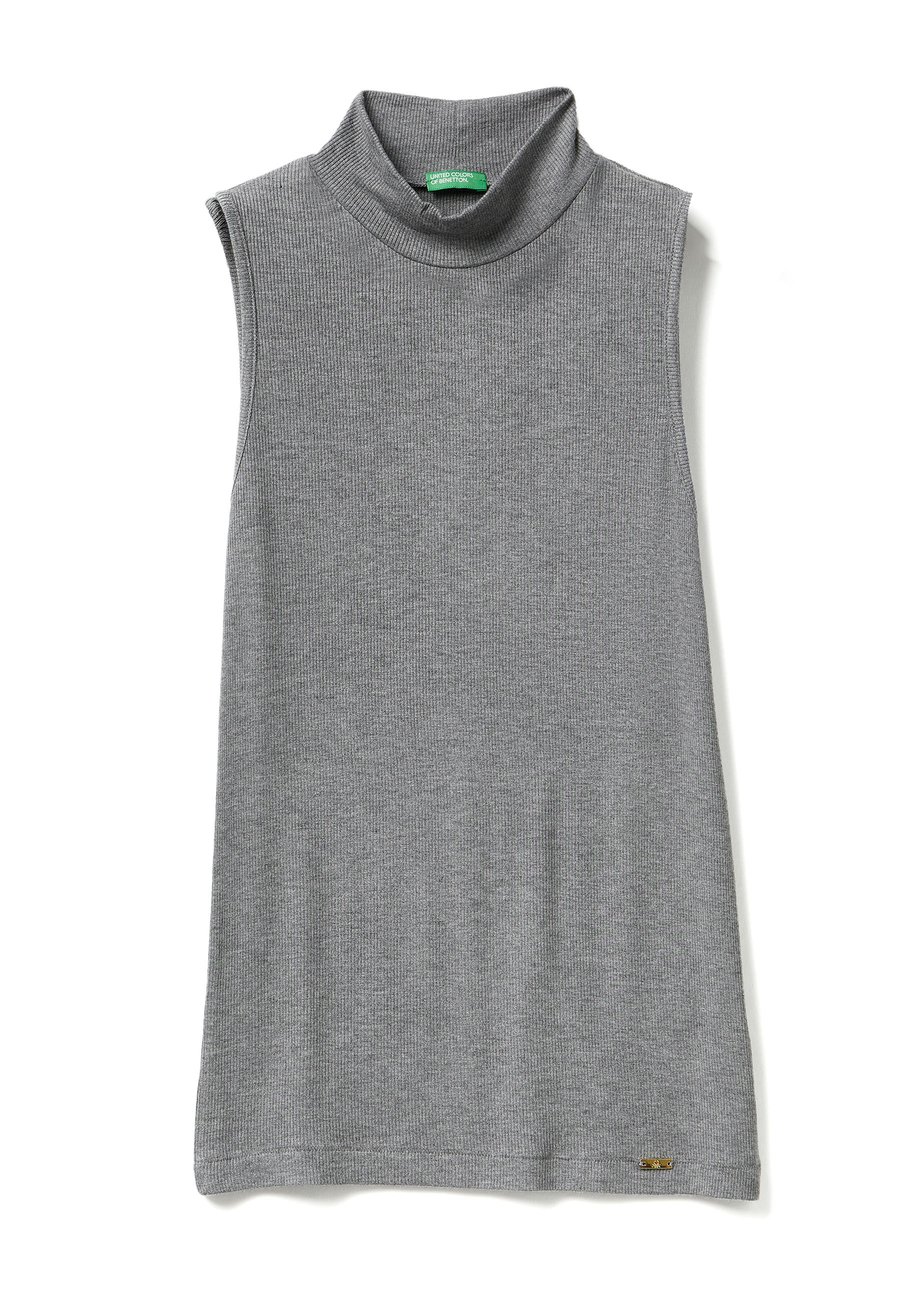 Топ United Colors of Benetton SLEEVELESS WITH HIGH NECK, Grey
Топ United Colors of Benetton SLEEVELESS WITH HIGH NECK, Grey