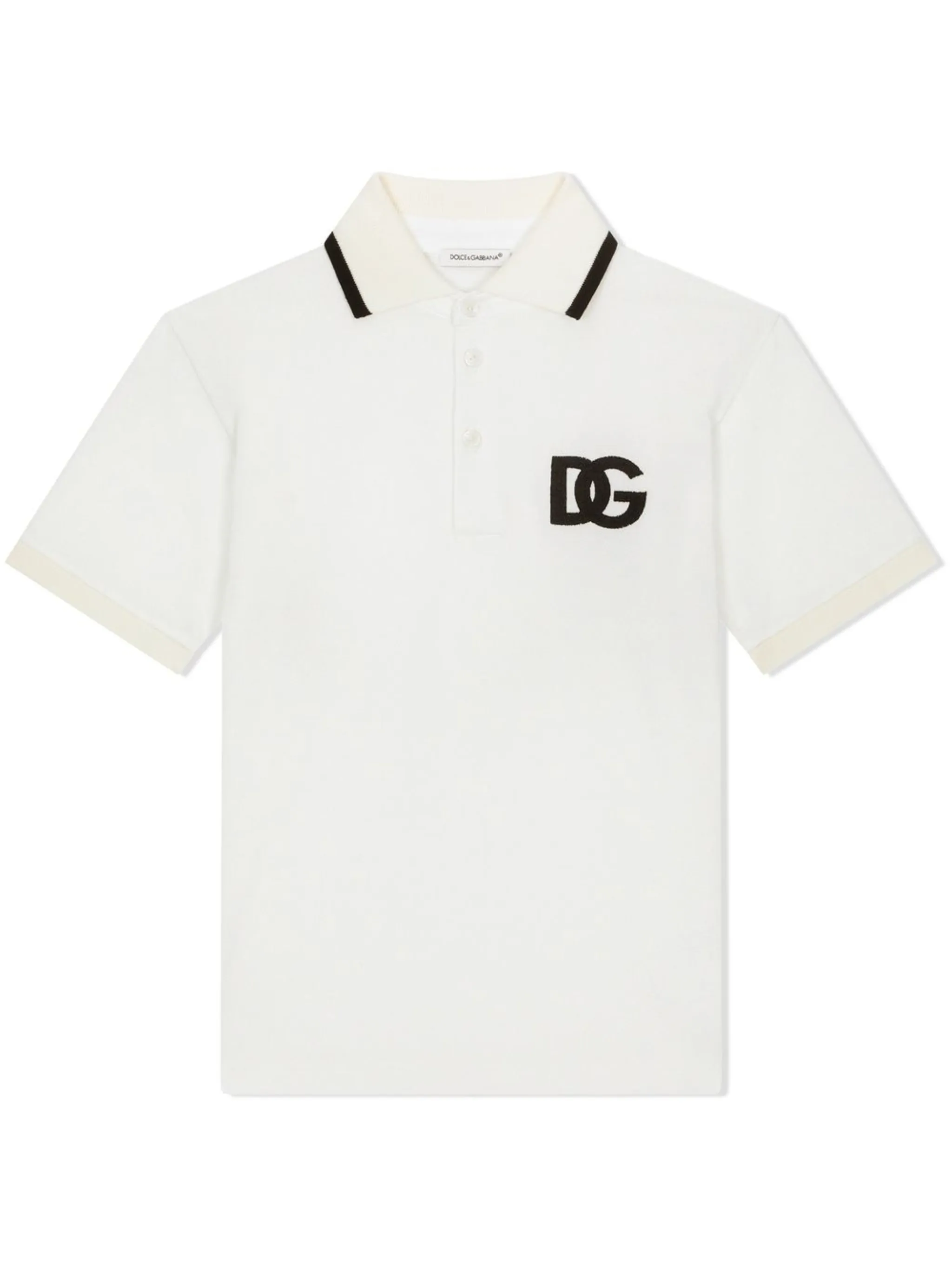 Рубашка поло из ткани пике с логотипом DG Dolce & Gabbana Kids, белый
Рубашка поло из ткани пике с логотипом DG Dolce & Gabbana Kids, белый