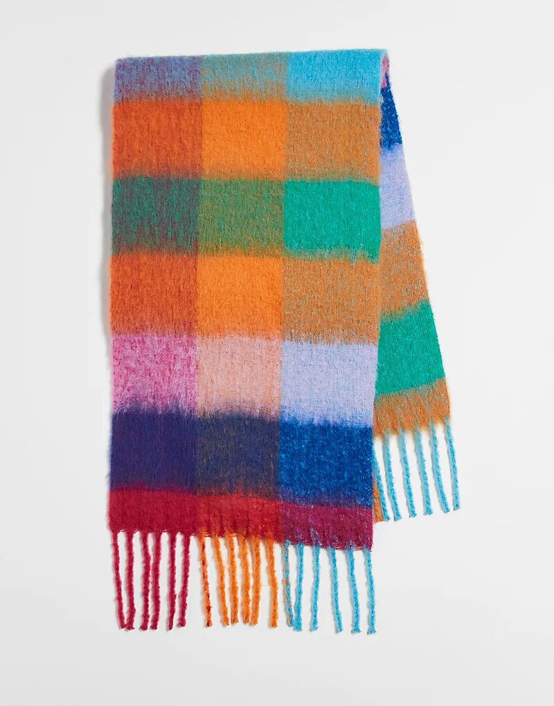 Плетеный шарф ASOS DESIGN с ярким разноцветным клетчатым рисунком
Плетеный шарф ASOS DESIGN с ярким разноцветным клетчатым рисунком