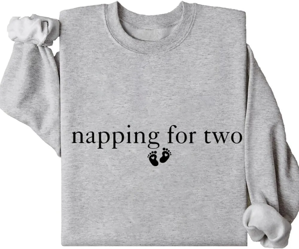 Толстовка с надписью Napping For Two для объявления о беременности Kzggs
Толстовка с надписью Napping For Two для объявления о беременности Kzggs