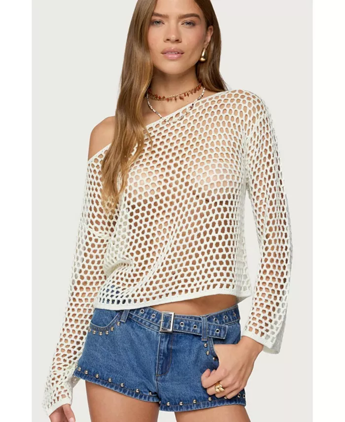 Женский топ Kalley с открытыми плечами, связанный крючком Edikted, коричневый/бежевый
Женский топ Kalley с открытыми плечами, связанный крючком Edikted, коричневый/бежевый