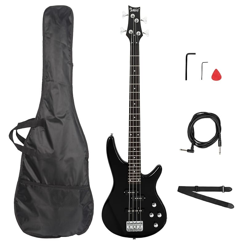 Басс гитара Glarry Black GIB 4 String Bass Guitar Full Size
Басс гитара Glarry Black GIB 4 String Bass Guitar Full Size