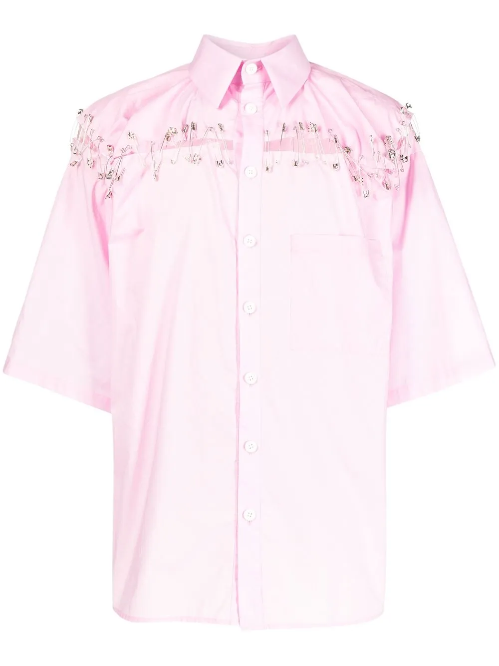 Рубашка Box с декоративной булавкой Natasha Zinko, розовый
Рубашка Box с декоративной булавкой Natasha Zinko, розовый