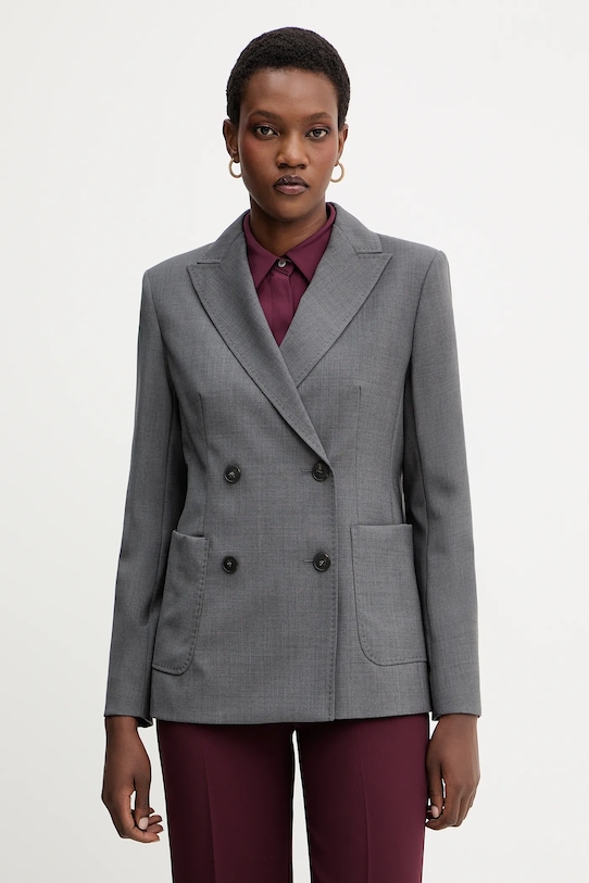 Шерстяной пиджак ORNATI Weekend Max Mara, серый
Шерстяной пиджак ORNATI Weekend Max Mara, серый