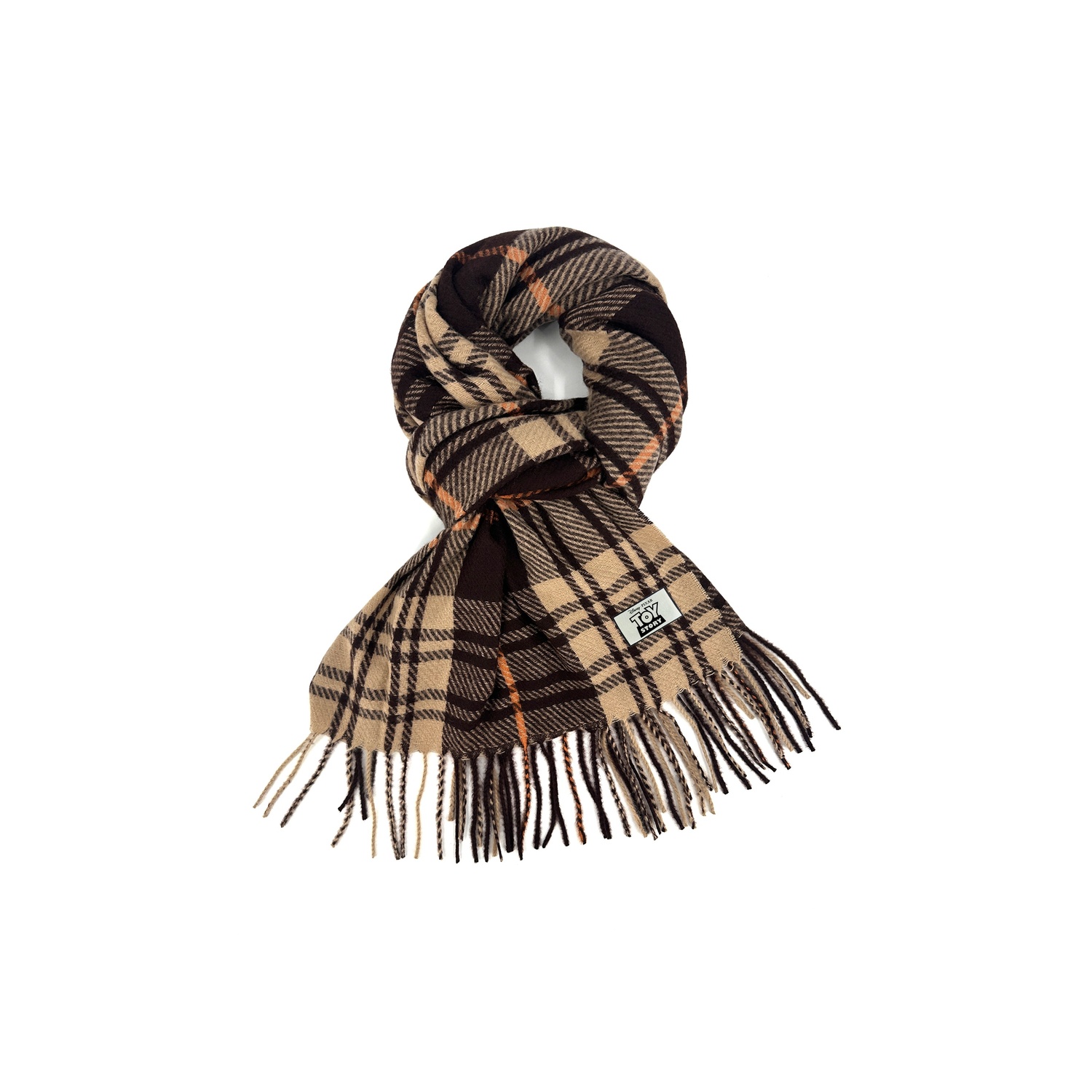 Disney Полиэстеровый вязаный шарф унисекс, Beige Brown Grid
Disney Полиэстеровый вязаный шарф унисекс, Beige Brown Grid