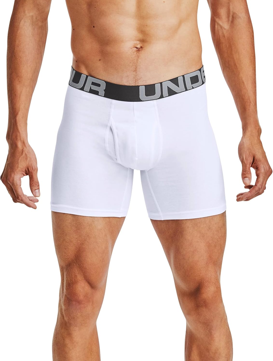 Мужские боксеры Under Armour Charged Cotton 6-inch Boxerjock, 3 шт, White (100)/White
Мужские боксеры Under Armour Charged Cotton 6-inch Boxerjock, 3 шт, White (100)/White