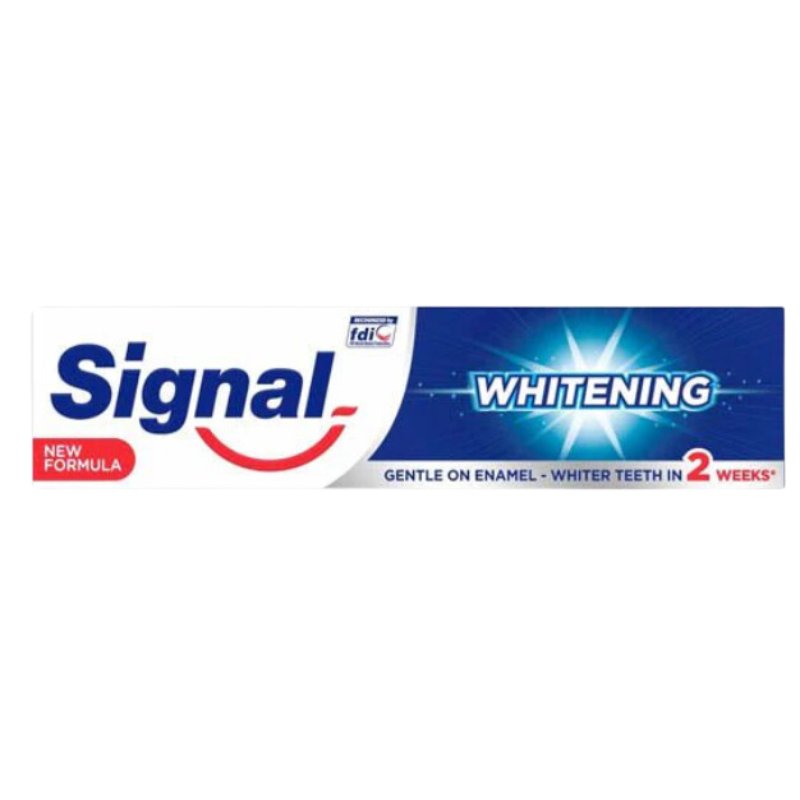 Signal Whitening, отбеливающая зубная паста, 100 мл
Signal Whitening, отбеливающая зубная паста, 100 мл