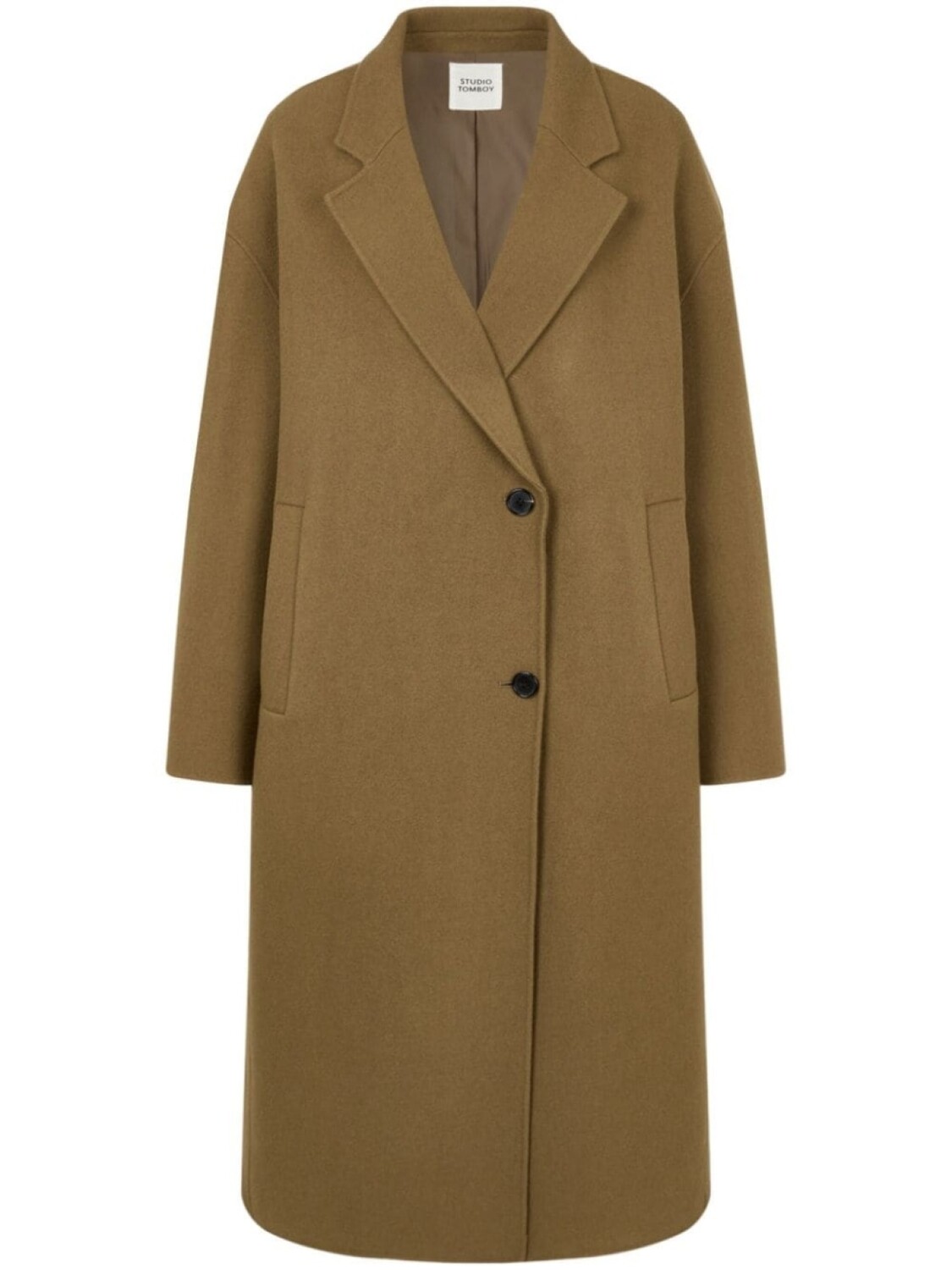 STUDIO TOMBOY шерстяное пальто асимметричного кроя, коричневый
STUDIO TOMBOY шерстяное пальто асимметричного кроя, коричневый