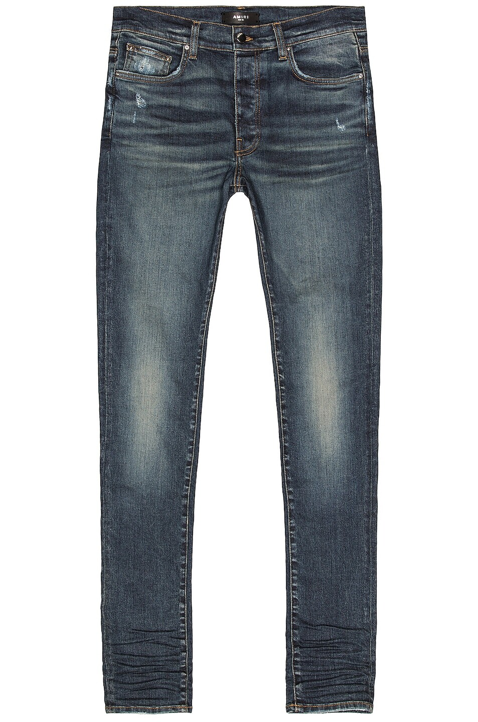 Джинсы скинни Stack Amiri, цвет Deep Classic indigo 
Джинсы скинни Stack Amiri, цвет Deep Classic indigo