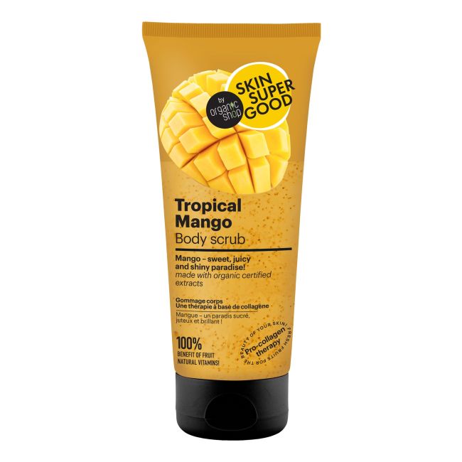 Скраб для тела с тропическим манго очень хорош для кожи Organic Shop, 200 мл
Скраб для тела с тропическим манго очень хорош для кожи Organic Shop, 200 мл