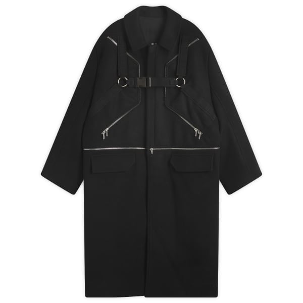 Пальто большого размера Blixa Rick Owens, черный
Пальто большого размера Blixa Rick Owens, черный