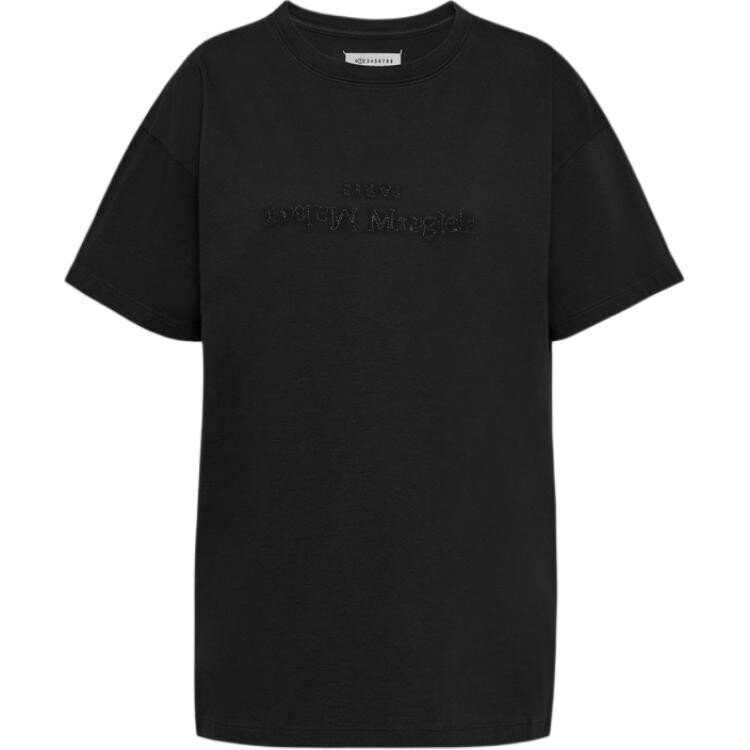 Футболка унисекс винтажная черная Maison Margiela, черный 
Футболка унисекс винтажная черная Maison Margiela, черный