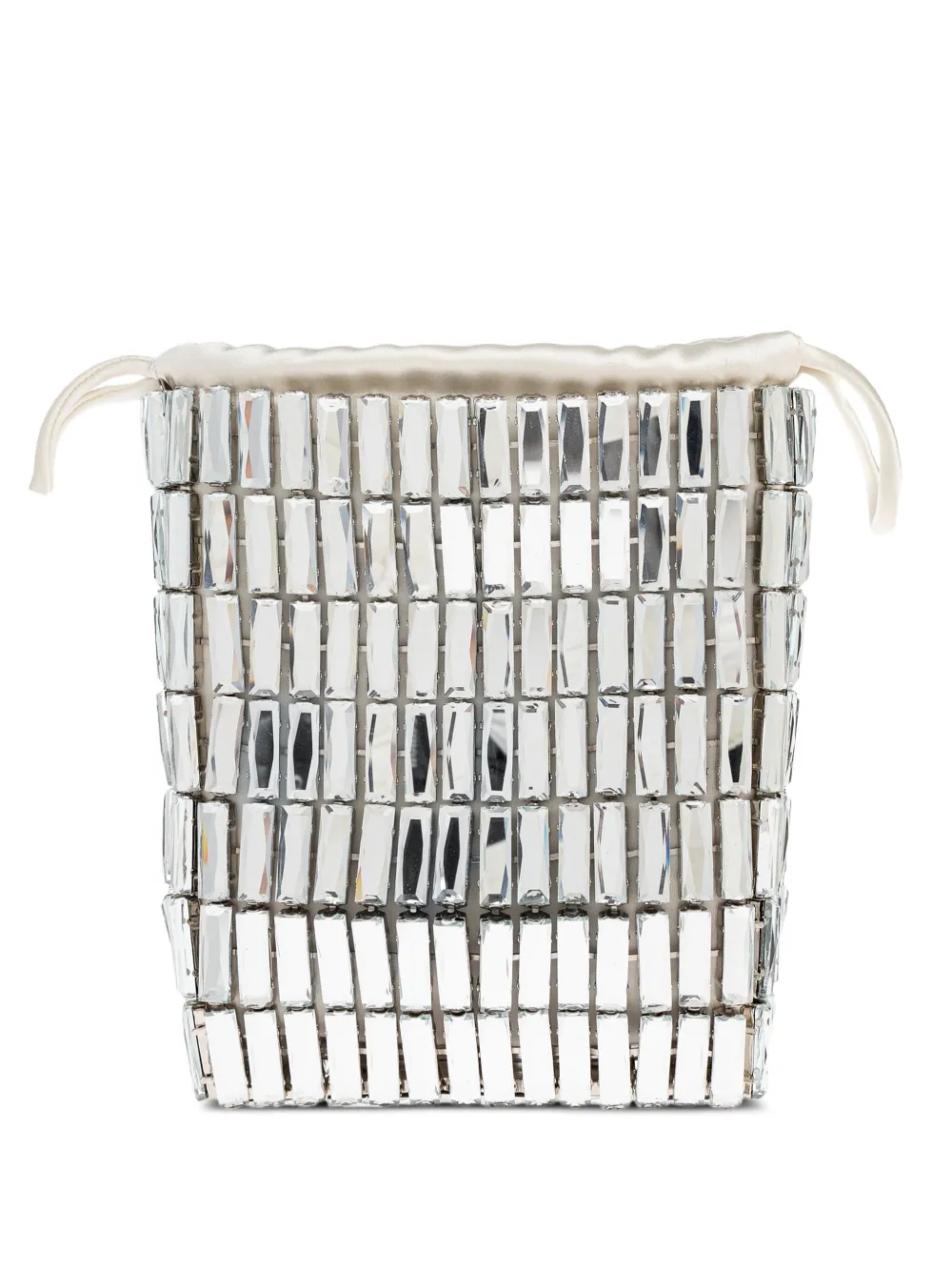 Сумка-тоут с завязкой, украшенная кристаллами Self-Portrait, серебяный
Сумка-тоут с завязкой, украшенная кристаллами Self-Portrait, серебяный