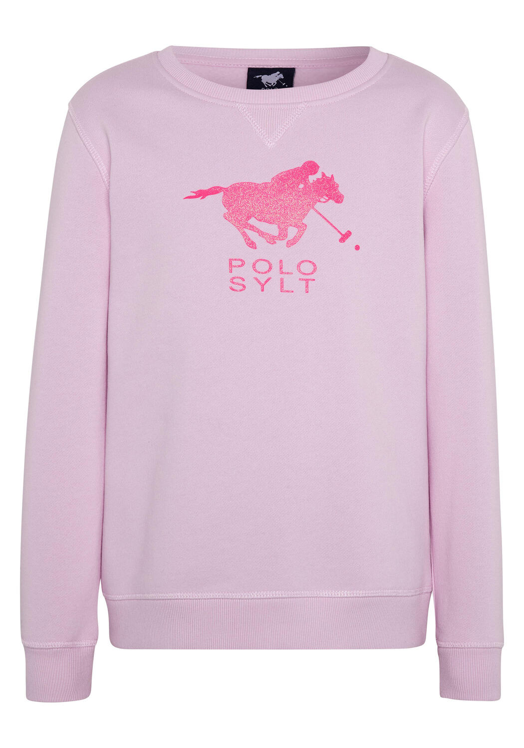 POLO SYLT Свитер с блестящим принтом на этикетке
POLO SYLT Свитер с блестящим принтом на этикетке