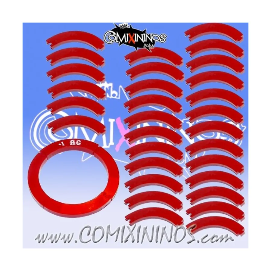 Пустые кольца навыков головоломки — темно-красные, Fantasy Football Miniatures - Puzzle Rings for Blood Bowl 
Пустые кольца навыков головоломки — темно-красные, Fantasy Football Miniatures - Puzzle Rings for Blood Bowl