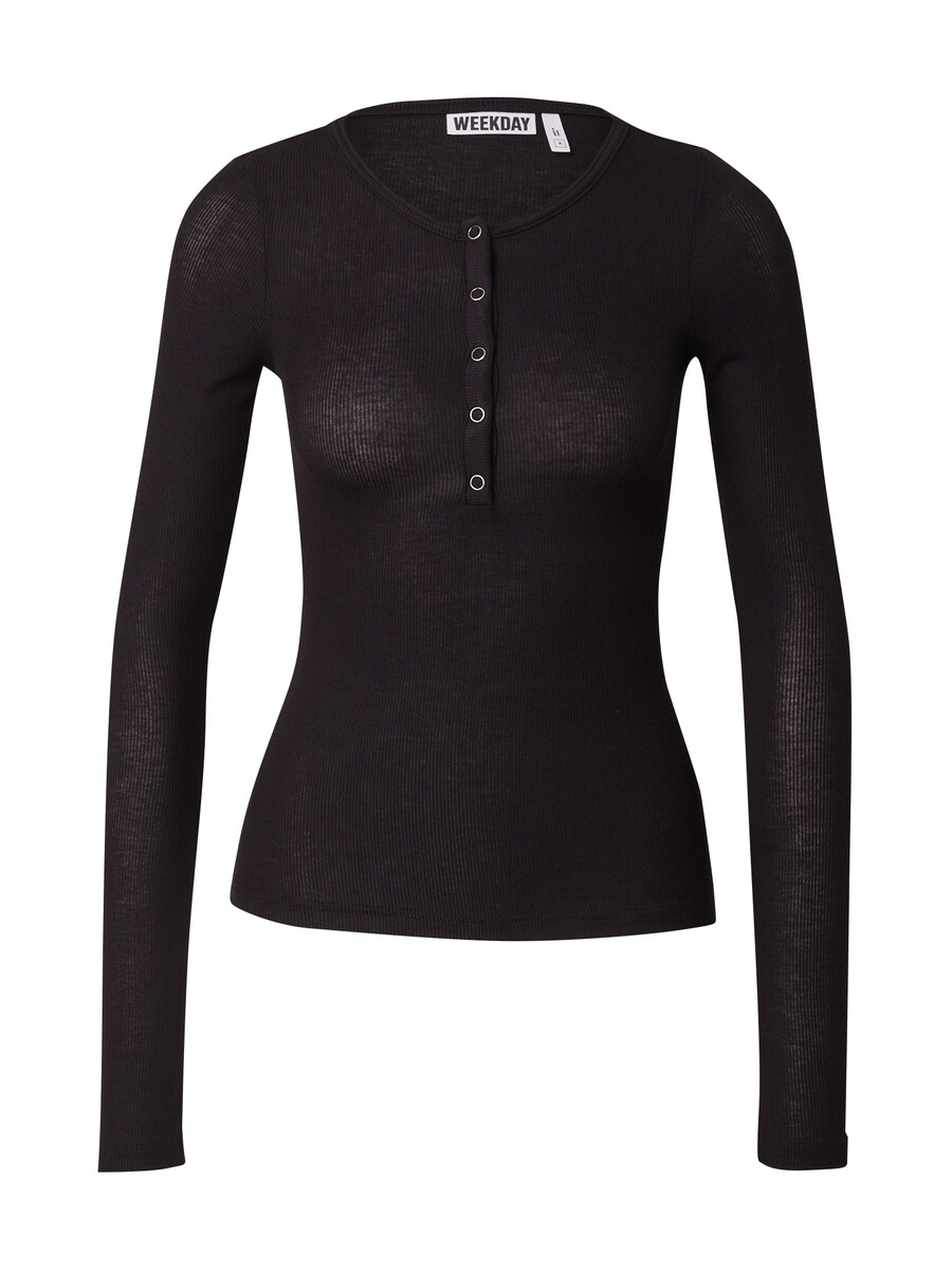 Рубашка WEEKDAY Florie, черный
Рубашка WEEKDAY Florie, черный