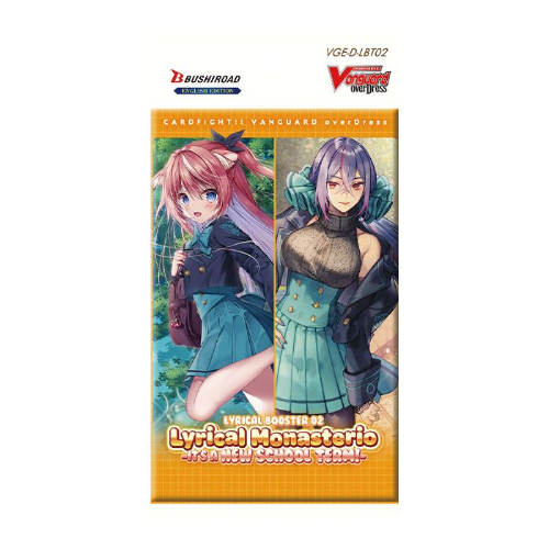 Карточная игра Cardfight!! Vanguard: Overdress – Lyrical Booster Pack 02 – Lyrical Monasterio It’S A New School Term – Booster Pack Bushiroad
Карточная игра Cardfight!! Vanguard: Overdress – Lyrical Booster Pack 02 – Lyrical Monasterio It’S A New School Term – Booster Pack Bushiroad