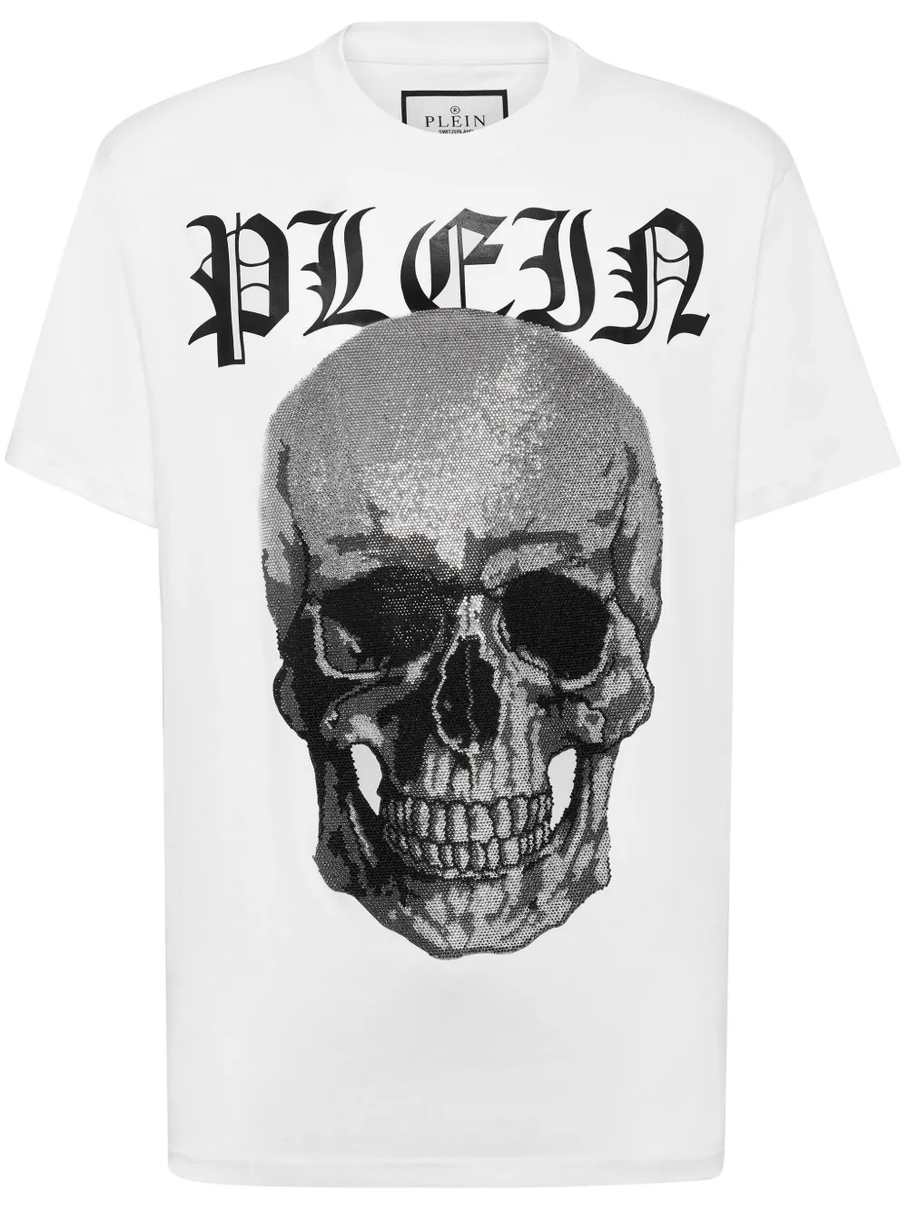 Футболка Crystals Skull Philipp Plein, белый 
Футболка Crystals Skull Philipp Plein, белый