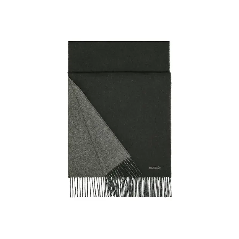 Вязаный шарф унисекс Hermes, черный/серый
Вязаный шарф унисекс Hermes, черный/серый