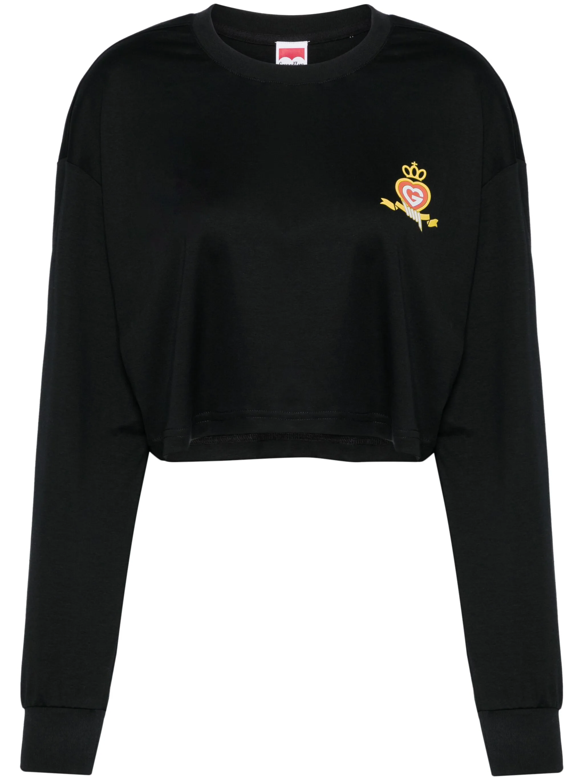 Укороченная футболка с логотипом Ground Zero, черный
Укороченная футболка с логотипом Ground Zero, черный