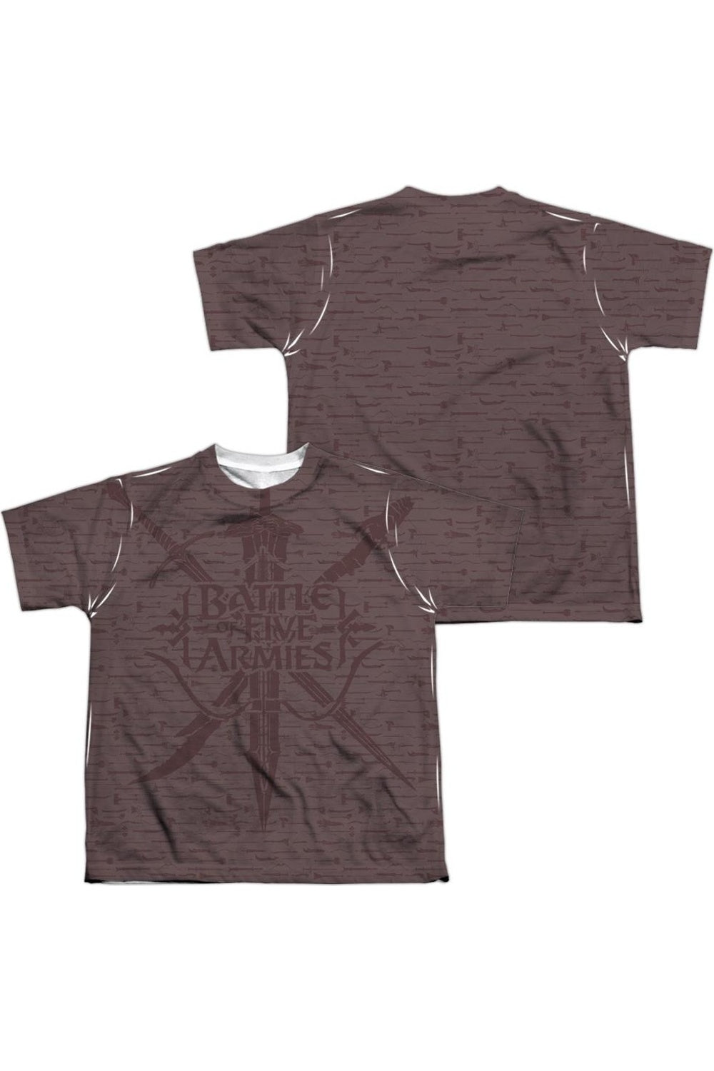 Футболка с оружием хоббитов (спереди/сзади) детская короткий рукав Gildan, белый
Футболка с оружием хоббитов (спереди/сзади) детская короткий рукав Gildan, белый