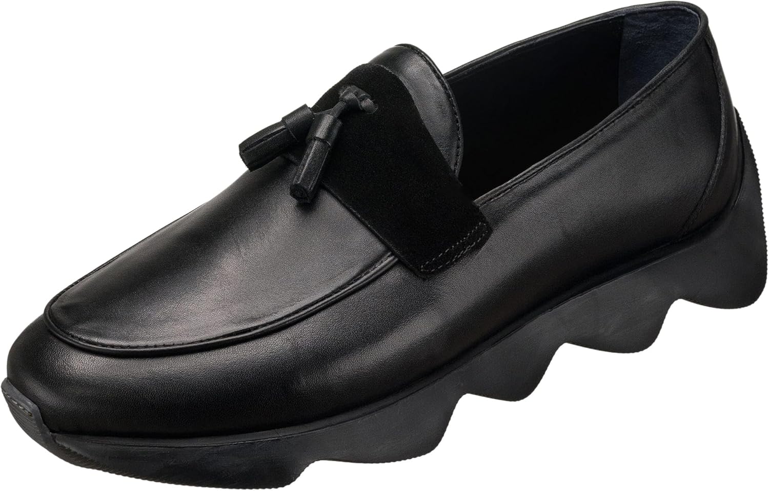 Мужские черные лоферы DALGALA King Size из телячьей кожи с кисточками, ручная работа, повседневные обувь на мягкой подошве
Мужские черные лоферы DALGALA King Size из телячьей кожи с кисточками, ручная работа, повседневные обувь на мягкой подошве