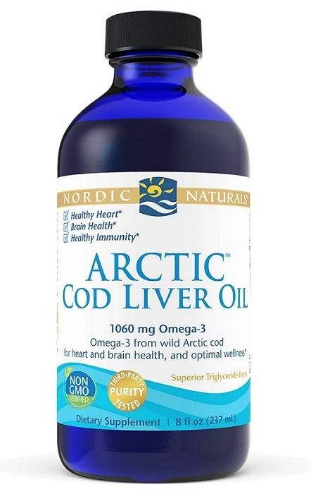 Жидкий рыбий жир Nordic Naturals Arctic Cod Liver Oil 1060 Mg Unflavored, 237 мл
Жидкий рыбий жир Nordic Naturals Arctic Cod Liver Oil 1060 Mg Unflavored, 237 мл