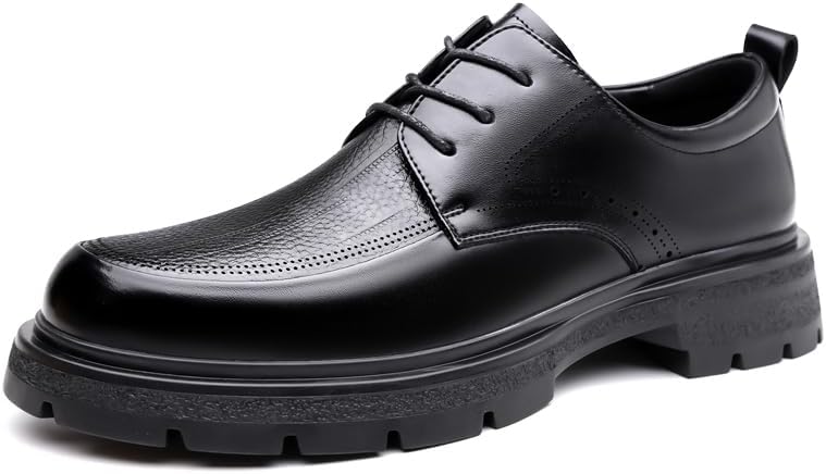 Мужские деловые формальные повседневные туфли оксфорды с толстой подошвой, классические кожаные туфли, модные и кожаные туфли с широким носком Meixi Mobile, черный
Мужские деловые формальные повседневные туфли оксфорды с толстой подошвой, классические кожаные туфли, модные и кожаные туфли с широким носком Meixi Mobile, черный