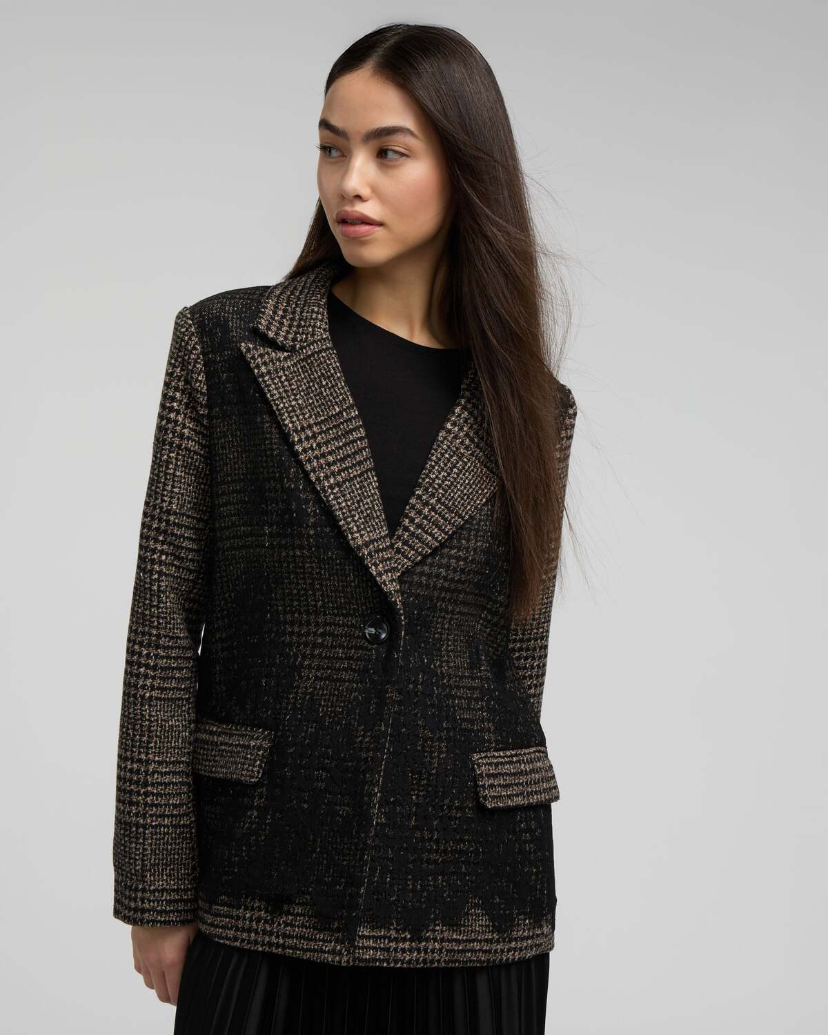 NVLT Женский жакет с кружевной аппликацией, коричневый
NVLT Женский жакет с кружевной аппликацией, коричневый