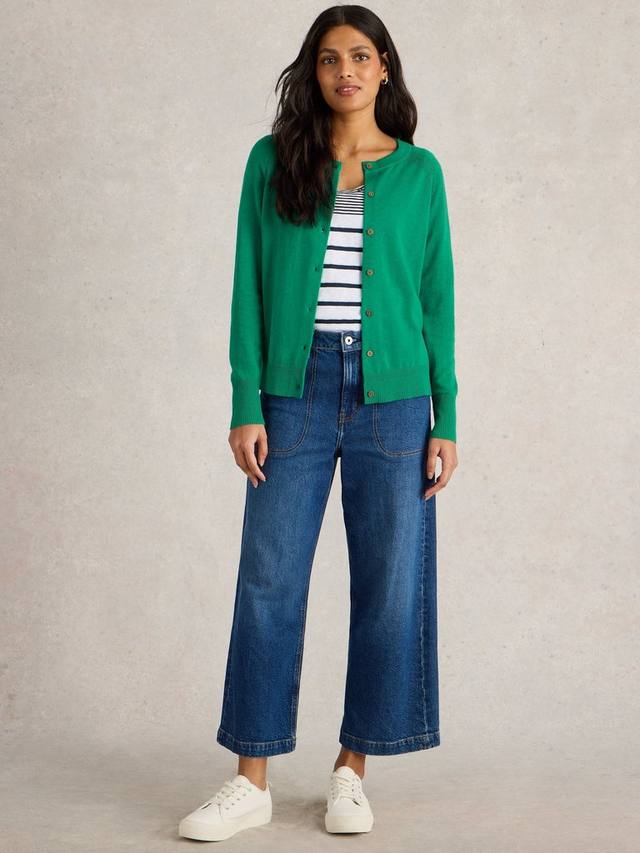 Кардиган из чистого органического хлопка lulu White Stuff, зеленый
Кардиган из чистого органического хлопка lulu White Stuff, зеленый