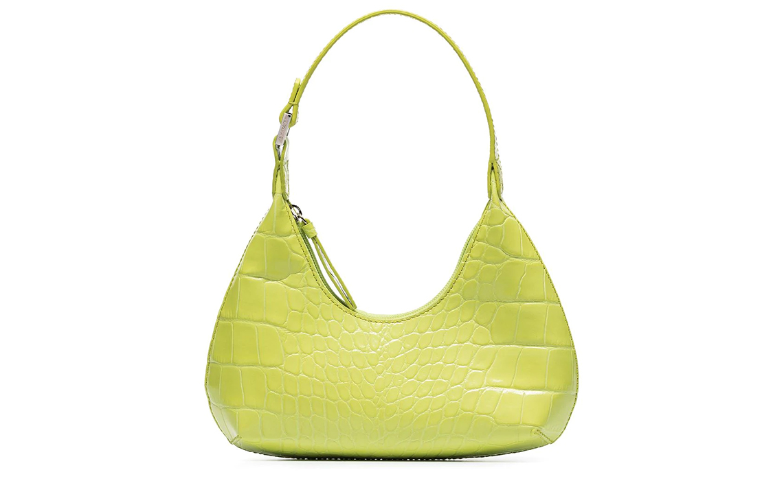 By Far Женская сумка через плечо из натуральной кожи лаймово-желтого цвета
By Far Женская сумка через плечо из натуральной кожи лаймово-желтого цвета