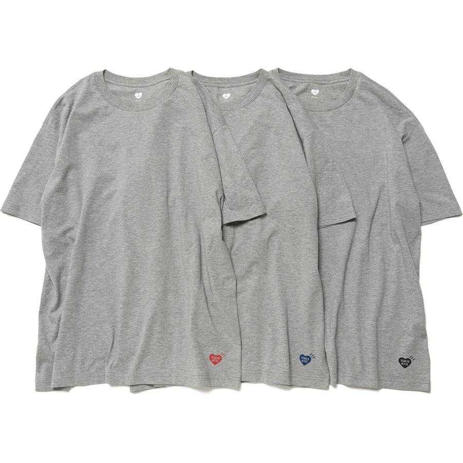 Комплект из 3 футболок HUMAN MADE, серый
Комплект из 3 футболок HUMAN MADE, серый