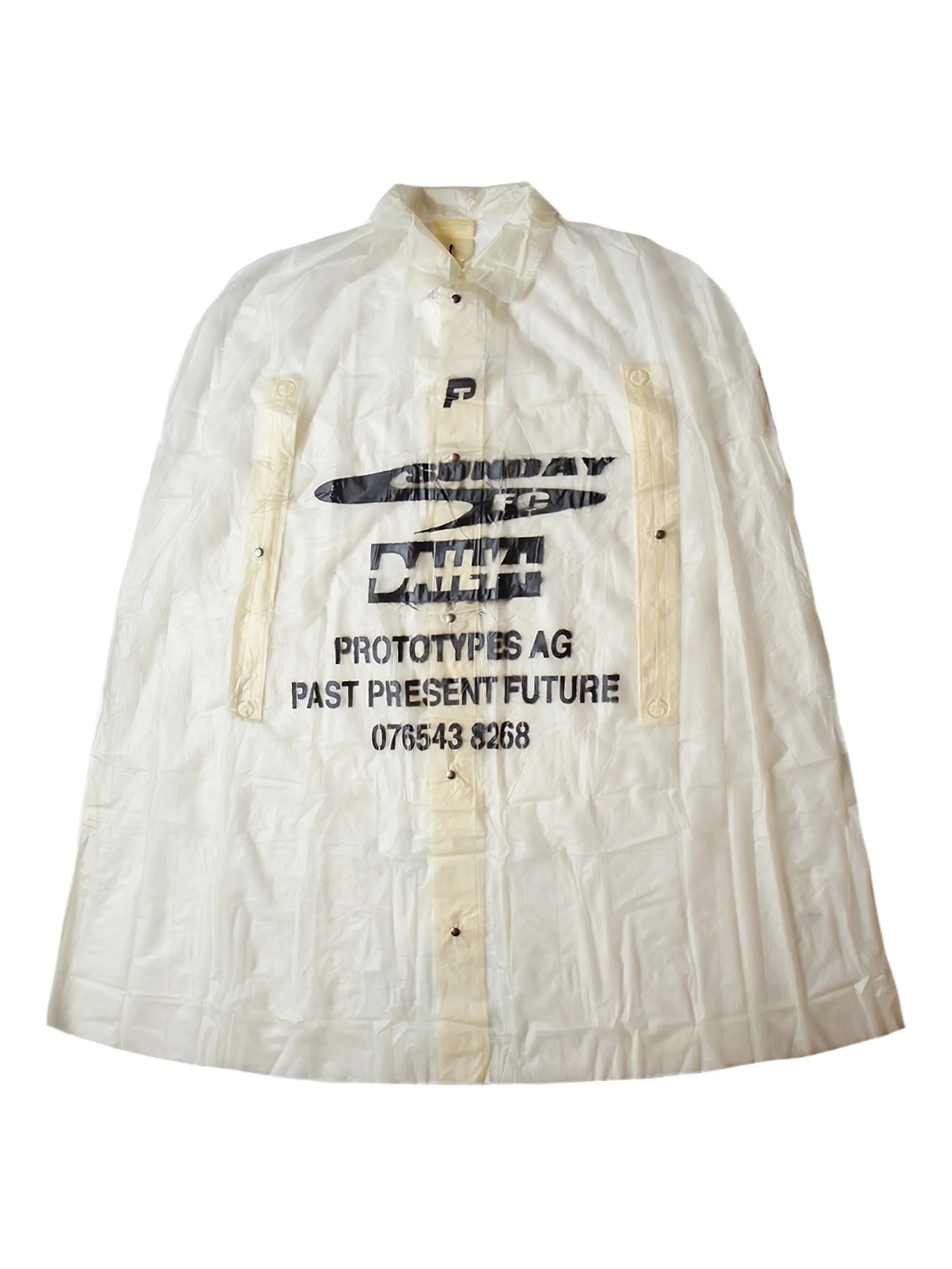 Плащ с логотипом Prototypes, белый
Плащ с логотипом Prototypes, белый