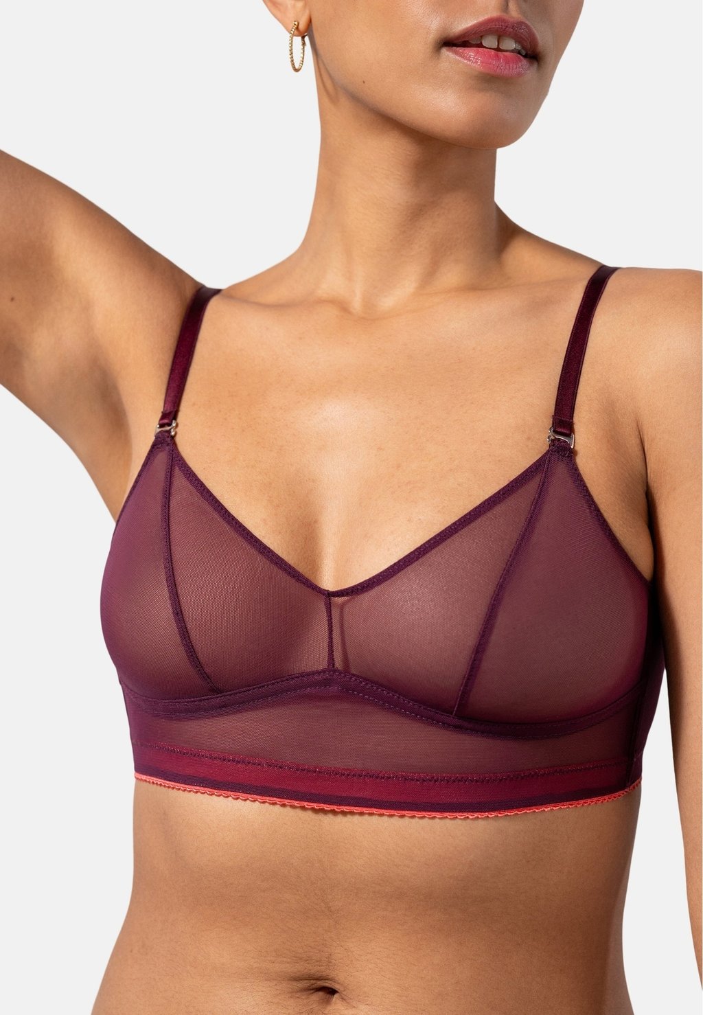 Бюстгальтер балконет Understatement, темно-красный
Бюстгальтер балконет Understatement, темно-красный