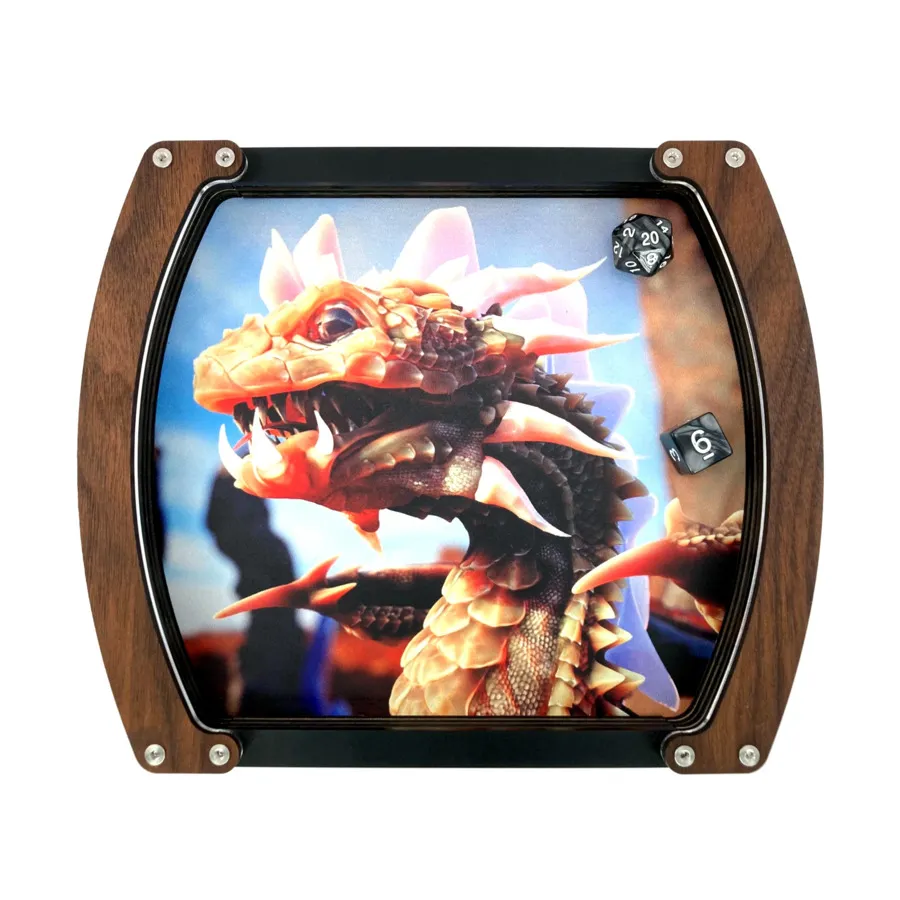 Поднос для игральных костей Galleria Walnut Dragon Collection, 2021 — Desert Quartz Dragon, Dice Trays (C4 Labs)
Поднос для игральных костей Galleria Walnut Dragon Collection, 2021 — Desert Quartz Dragon, Dice Trays (C4 Labs)