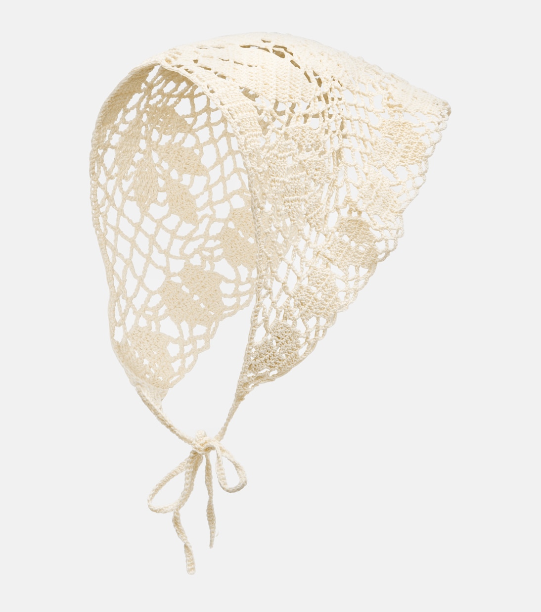 Вязаный хлопковый шарф Magda Butrym, кремовый
Вязаный хлопковый шарф Magda Butrym, кремовый