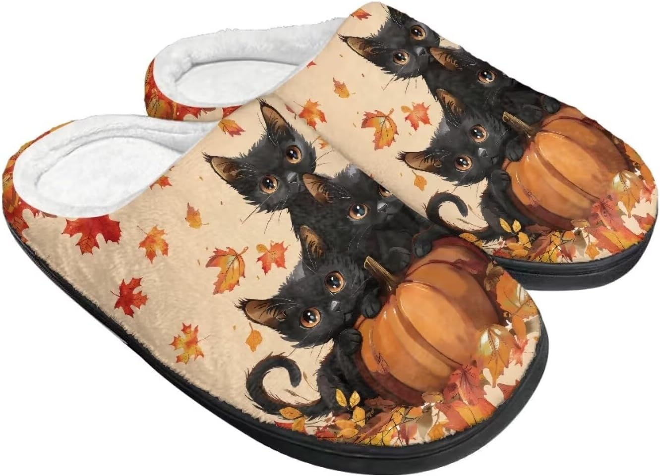 Домашние тапочки Buxolandt Holiday Thanksgiving для женщин и мужчин- мягкие теплые тапочки для спальни, Pumpkin Maple Leaf Cat
Домашние тапочки Buxolandt Holiday Thanksgiving для женщин и мужчин- мягкие теплые тапочки для спальни, Pumpkin Maple Leaf Cat