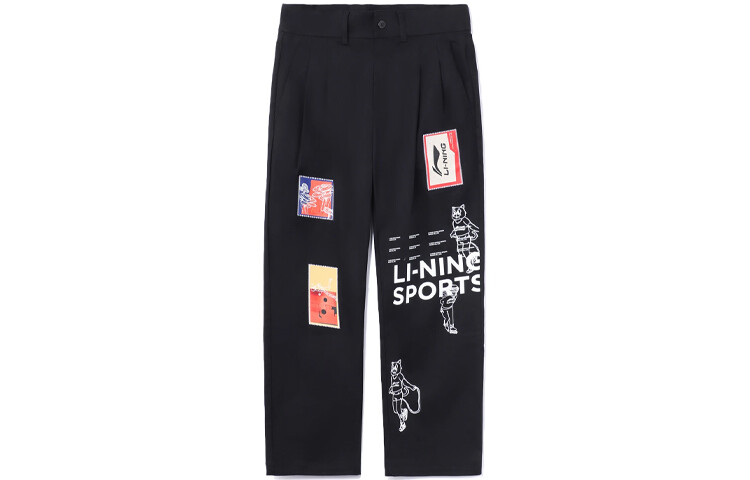 China Li Ning Повседневные брюки унисекс с подкладкой, Черный
China Li Ning Повседневные брюки унисекс с подкладкой, Черный