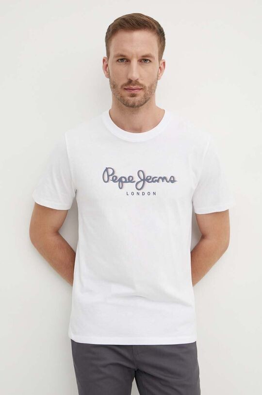 Хлопковая футболка Pepe Jeans, белый
Хлопковая футболка Pepe Jeans, белый
