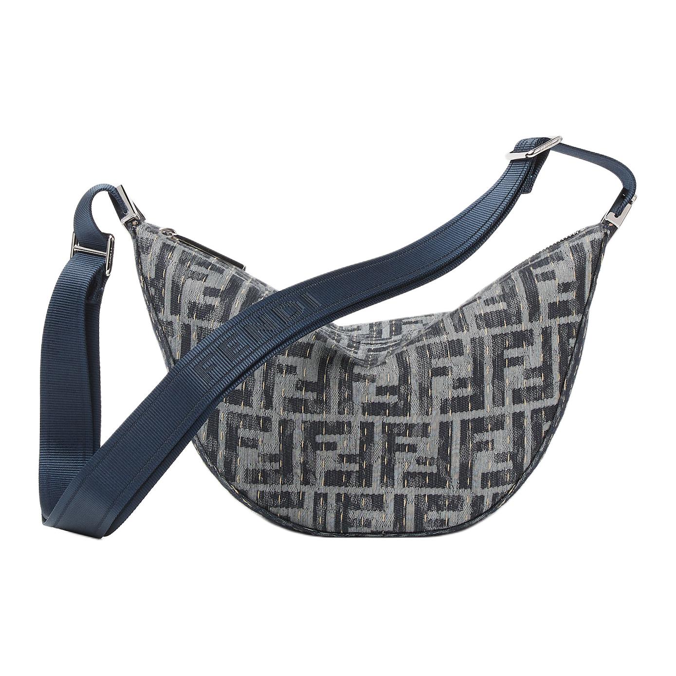 FENDI Хлопковая сумка-мессенджер мужская синяя через плечо
FENDI Хлопковая сумка-мессенджер мужская синяя через плечо