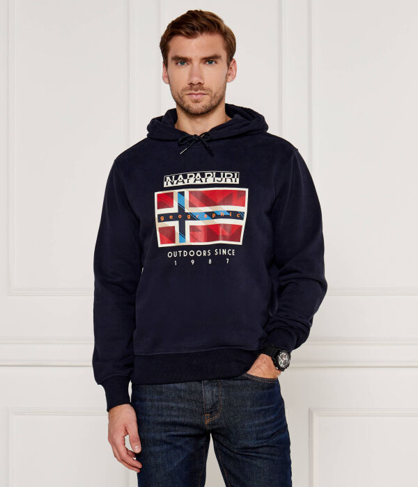 Толстовка мужская Napapijri с логотипом бренда, синий
Толстовка мужская Napapijri с логотипом бренда, синий