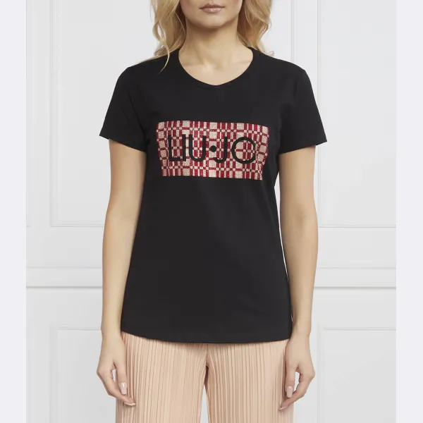 Футболка стандартного кроя Liu Jo, черный
Футболка стандартного кроя Liu Jo, черный