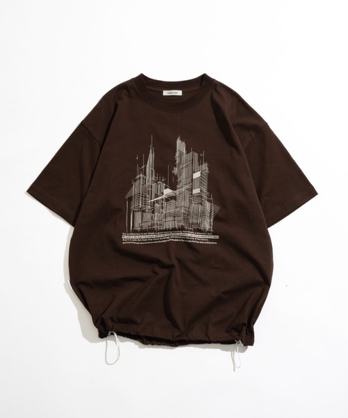 Футболка с геометрическим принтом и шнуровкой Adoon Plain, коричневый
Футболка с геометрическим принтом и шнуровкой Adoon Plain, коричневый