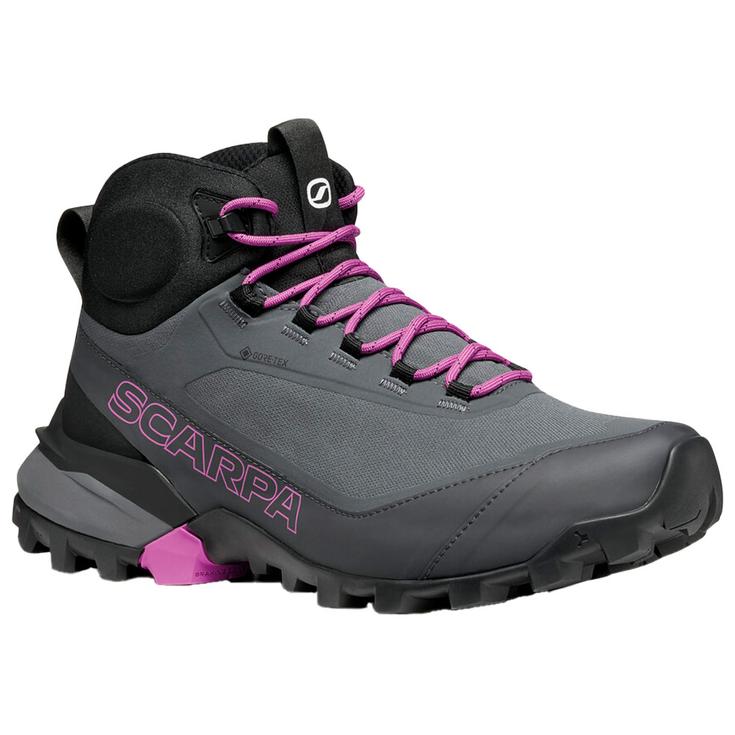 Ботинки для быстрого похода Ribelle Cross 2 Mid Gore-Tex Wmn темно-серые фиолетовые - 37,5 Scarpa
Ботинки для быстрого похода Ribelle Cross 2 Mid Gore-Tex Wmn темно-серые фиолетовые - 37,5 Scarpa