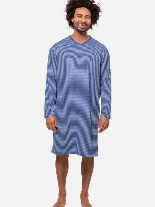 Ночная рубашка очень легкий хлопок Ammann, синий
Ночная рубашка очень легкий хлопок Ammann, синий