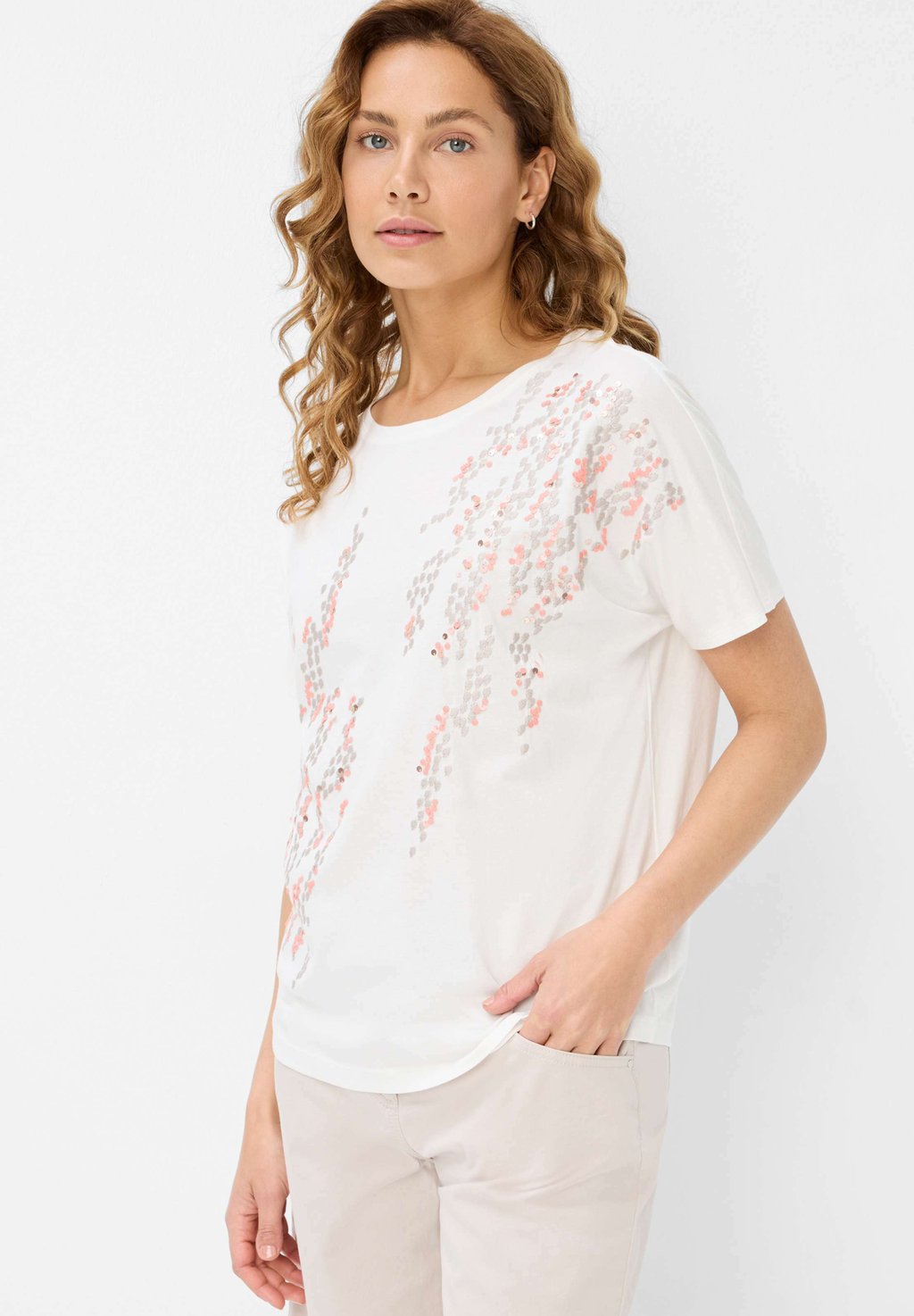 Футболка с принтом STYLE CAELEN BRAX, кремовый
Футболка с принтом STYLE CAELEN BRAX, кремовый