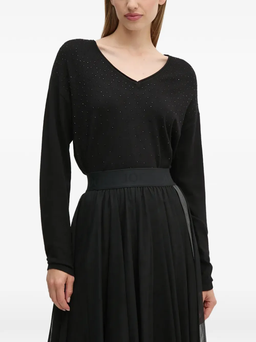 Свитер с V-образным вырезом Joseph Ribkoff, черный
Свитер с V-образным вырезом Joseph Ribkoff, черный