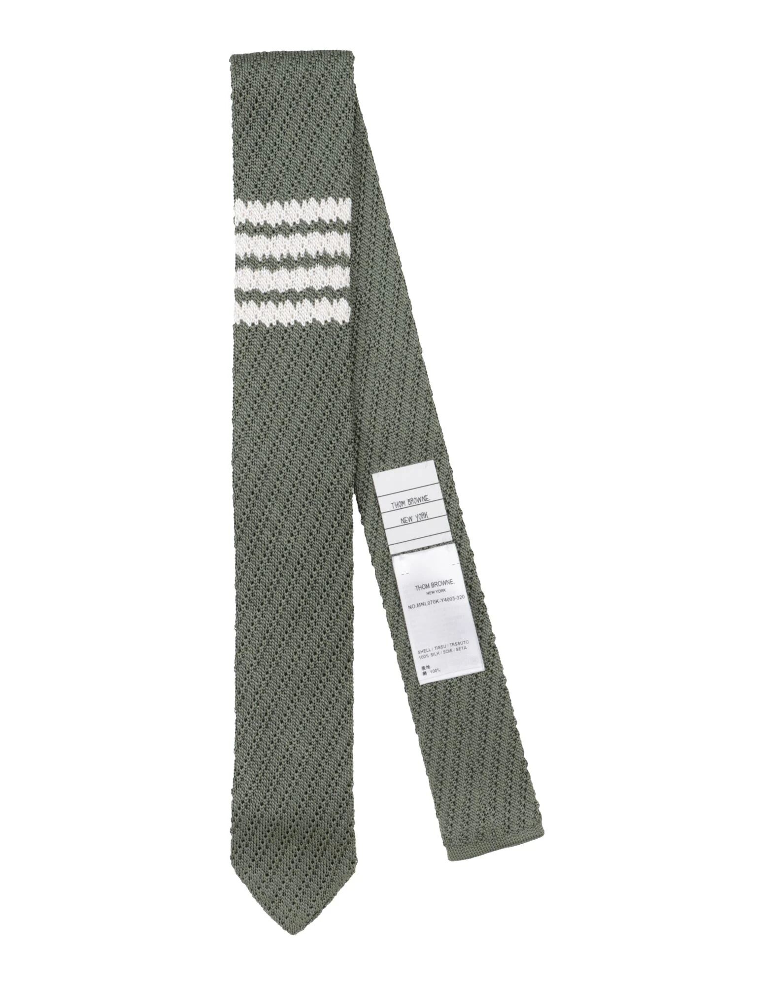 Галстук Thom Browne, серо-зеленый
Галстук Thom Browne, серо-зеленый